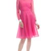 Valentino  Fucshia Bustier Shirt Dress in Pink (fucshia) - Lyst