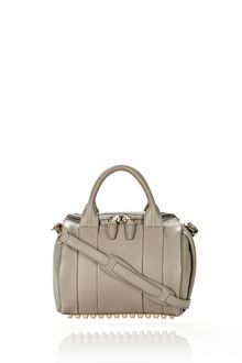 Alexander Wang Rockie in Oyster Pebble Leather with Pale Gold - Lyst