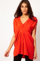 ASOS Collection Asos Tunic with Origami Pleat Detail