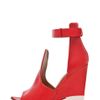 Givenchy Podium Ankle Strap Sandal in Nappa Red in Red (nappa red) - Lyst