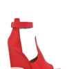 Givenchy Podium Ankle Strap Sandal in Nappa Red in Red (nappa red) - Lyst