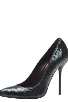 Gucci Noah Highheel Python Pump - Lyst