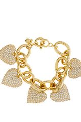 J.Crew Pavé Heart Bracelet