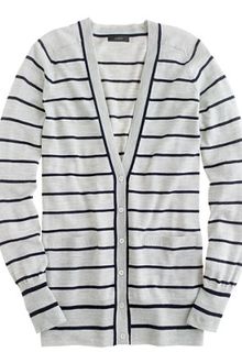 J.Crew Classic Merino Long Cardigan in Stripe - Lyst