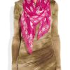 Alexander Mcqueen Skullprint Silkchiffon Scarf in Purple (red) - Lyst