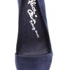 Alice + Olivia Dina Suede Pumps in Blue (midnight) - Lyst