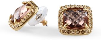 C. Wonder Square Bling Pave Border Studs - Lyst