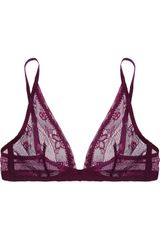 Calvin Klein Lace and Mesh Triangle Bra