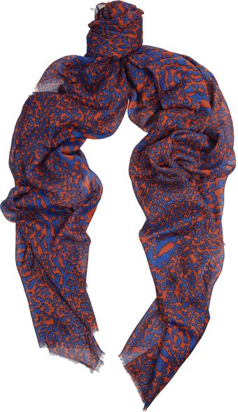 Diane Von Furstenberg Kenley Leopardprint Scarf - Lyst