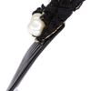 Dolce & Gabbana Swarovski Glass Pearl and Lace Hair Slide in Black (pearl) - Lyst
