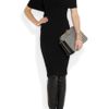 Donna Karan New York Cutout Cashmereblend Dress in Black - Lyst