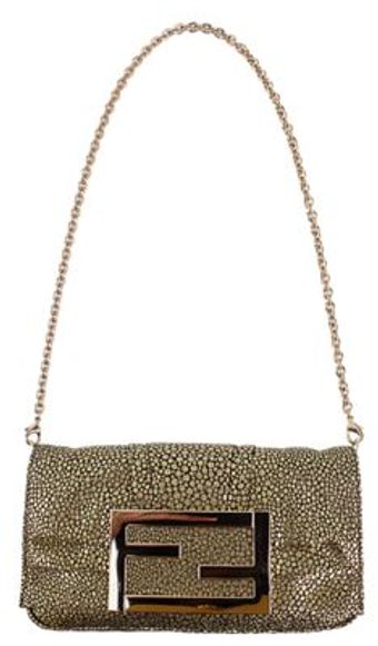 Fendi Mia Brocade Pouchette - Lyst