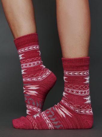 Free People Southwestern Boot Sock - Lyst