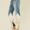 Free People La Plata Patchwork Jean in Blue (blue patchwork) - Lyst