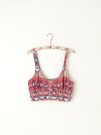 Free People Ethnic Printed Crop Bra - Lyst