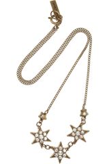 Isabel Marant Stars Light Glass Crystal Necklace