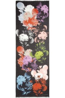 Jonathan Saunders Peonyprint Modal and Cashmereblend Scarf - Lyst
