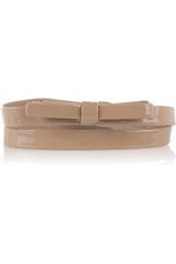 Lanvin Bowembellished Patentleather Belt