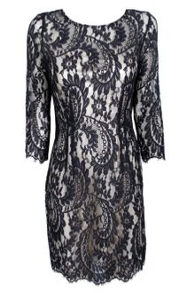 Lover Serpent Fitted Lace Dress - Lyst