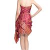 Marchesa Strapless Sari Cocktail Dress in Pink (pink/multi) - Lyst