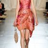 Marchesa Strapless Sari Cocktail Dress in Pink (pink/multi) - Lyst