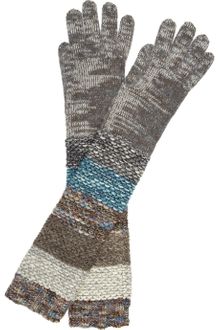 Missoni Long Chunkyknit Gloves - Lyst