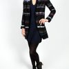 Rag & Bone Smoking Stripe Coat in Black (blue) - Lyst