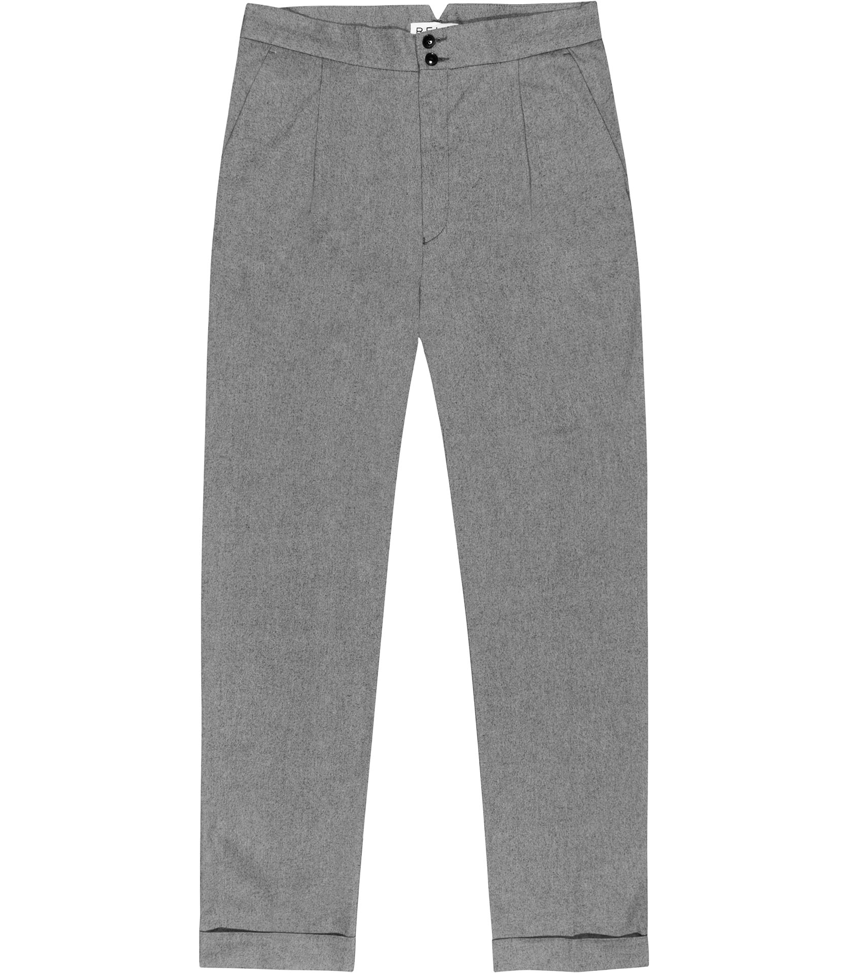 Reiss Side Adjuster Trousers in Gray for Men (dark grey) | Lyst