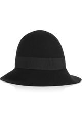 Stella McCartney Woolfelt Cloche Hat