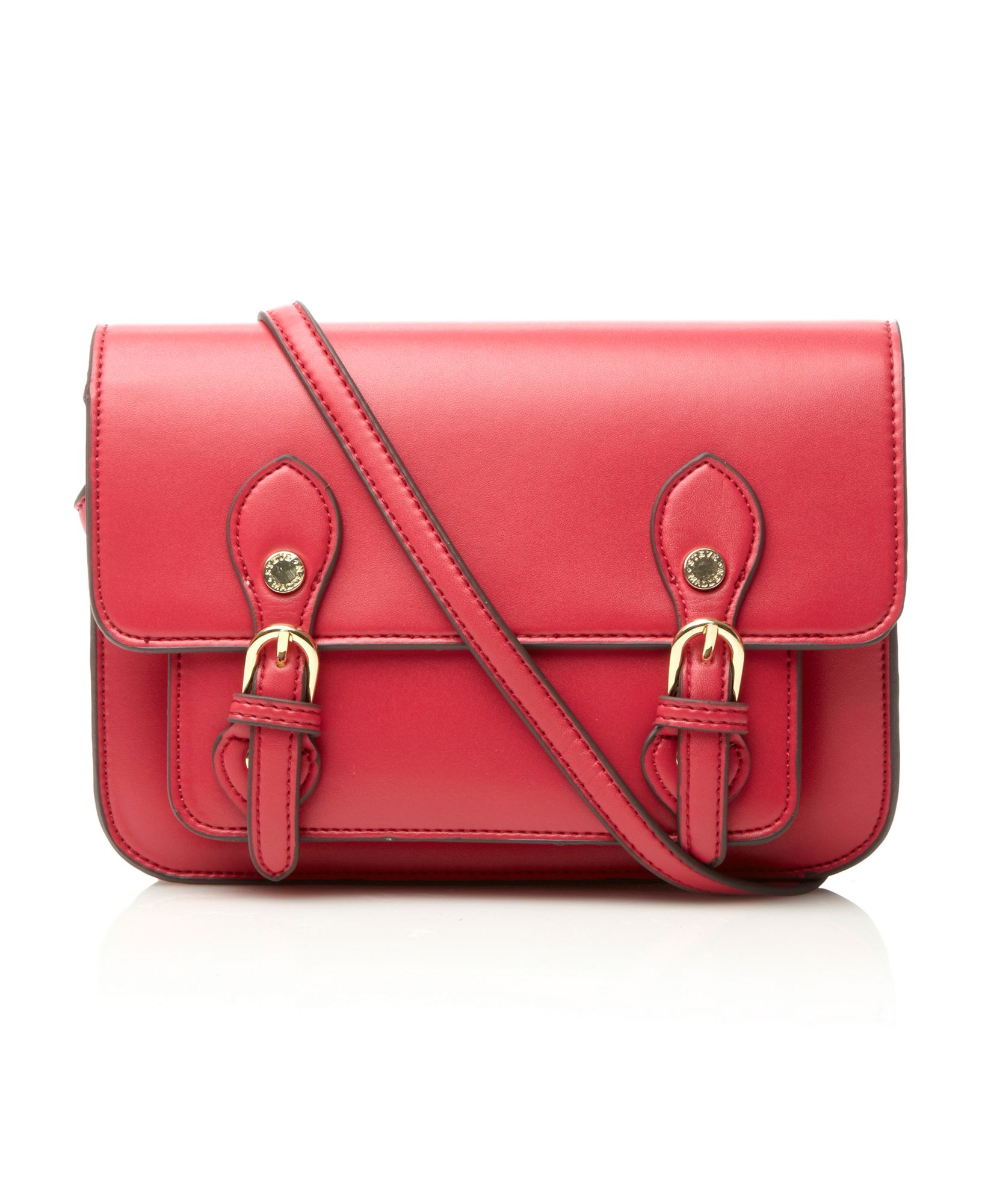 Steve Madden Bluuna Sm Buckle Satchel Crossbody Bag in Red Lyst