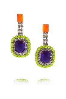 Tom Binns Pinata Painted Swarovski Crystal Earrings - Lyst