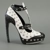 Alexander Mcqueen Stud Shoe in White - Lyst