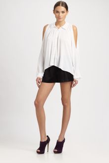 Alice + Olivia Bille Open Shoulder Top - Lyst
