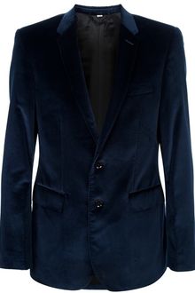 Burberry Velvet Blazer - Lyst