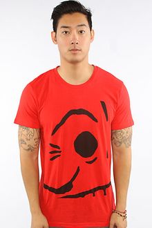 Cheap Monday The Printed Skull Up Tee in Fiery Red - Lyst