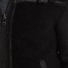 Michael Kors Shearling Racer Jacket in Black for Men - Lyst