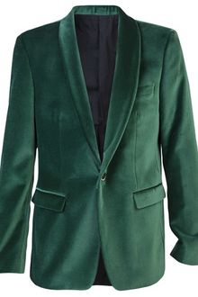 MSGM Velvet Blazer - Lyst