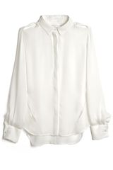 Prabal Gurung Cutout Button Down Blouse