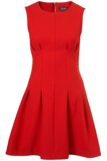 Topshop Seam Waist Shift Dress - Lyst