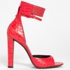 Alexander Wang Aminata Ankle Cuff Sandal in Red - Lyst