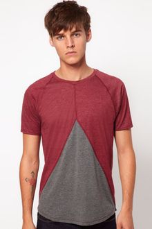 Asos Brand T-Shirt with Insert Triangle - Lyst