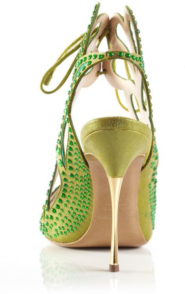 fluro green heels