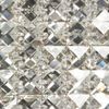 Topshop Diamante Silver Box Clutch in Silver - Lyst