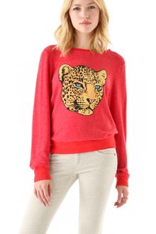 Wildfox Verona Cat Baggy Beach Sweatshirt - Lyst