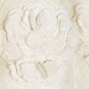 Alexander Mcqueen Shearling and Floral Appliqué Brocade Coat in White - Lyst