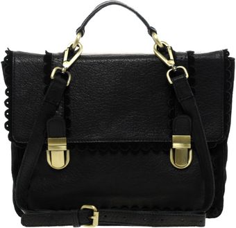 Asos Leather Scallop Edge Satchel - Lyst