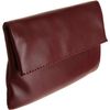 Barneys New York Large Foldover Clutch in Red (bordeaux) - Lyst