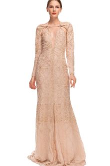 Bibhu Mohapatra Two Tone Gold Filigree Embroidered Gown - Lyst