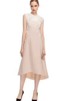 Bibhu Mohapatra Sand Amp Ivory Devoree Day Dress - Lyst
