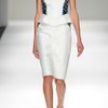 Bibhu Mohapatra White Carbon Day Dress in White (white/cobalt) - Lyst